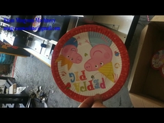 Nieuw ontwerp mechanische type hoge snelheid papieren bord machine 50 tot 60 stuks per minuut